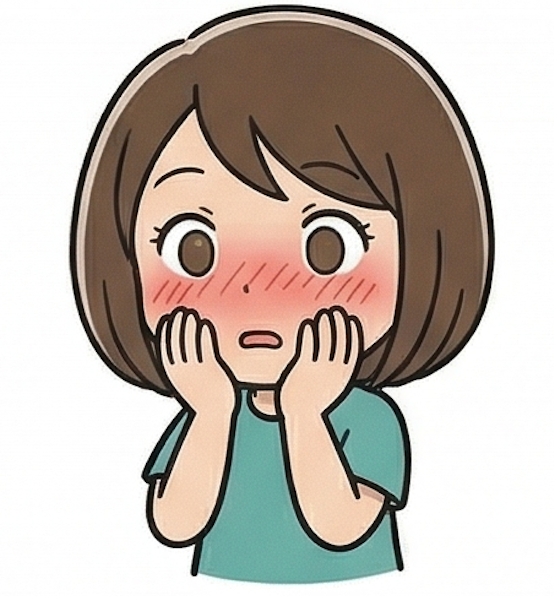 まめこ：ドヤ顔